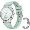 Image de Colmi Smart Watch L28 (Silver-Green + silver steel strap), Montre connectée