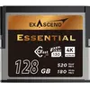 Image de Exascend CFast Card 2.0 128GB R550/W530 Essential Series (Nouveauté) (128 Go, CFast 2.0), Carte mémoire, Noir