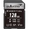 Image de Exascend Essential (128 Go, SDXC, U3, UHS-I), Carte mémoire, Noir, Argent
