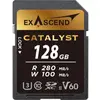 Image de Exascend Catalyst UHS-II SD Card(V60) 128GB (ES117889) (128 Go, SDXC, U3, UHS-II), Carte mémoire, Noir