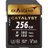 Image de Exascend Catalyst avec adaptateur Carte SD UHS-I (V30) 256GB (ES117904) (256 Go, microSDXC, U3, UHS-I), Carte mémoire, Noir