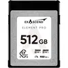 Image de Exascend Element Pro 512GB (Cfexpress B) (512 Go, CFexpress type B), Carte mémoire, Noir