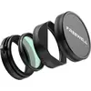 Image de Freewell Ensemble de filtres avec capuchon de lentille (Filtre gris neutre, Filtre polarisant), Filtre photo, Noir