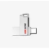 Image de Hiksemi CLE USB 64 Go Série E327C U3 Dual USB 3.2 et USB Type C Coloris Silver (64 Go, USB-A, USB-C), Clé USB, Argent