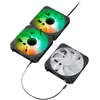Image de Abysm Gaming Arclight 2.0 ARGB (120 mm, 3x), Ventilateur PC, Noir