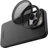 Image de Telesin VND Lentille réductrice réglable (doit fonctionner avec l'étui du téléphone), Téléphone portable : accessoires, Noir