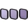 Image de Telesin Jeu de 3 filtres ND 8/16/32, Caméra d'action : accessoires, Transparent, Gris