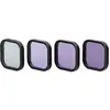 Image de Telesin Set of 4 CPL+ND 8/16/32 filters for GoPro Hero 13 Black (S5-FLT-13-TGP), Caméra d'action : accessoires, Transparent, Noir