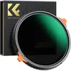 Image de K&F Concept 77mm 2-in-1 Variable ND4-ND64 (2-6 Stop) & CPL Filter, Green Coated, Anti-Scratch (Nano-X Series) (77 mm, Filtre gris neutre, Filtre polarisant), Filtre photo, Vert