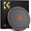 Image de K&F Concept Capuchon métallique 67mm, noir, alliage d'aluminium, fonction Doulbe (67 mm), Bouchon d'objectif, Noir