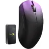 Image de Lamzu Maya X 8k (Filaire, Sans fil), Souris, Noir, Violet