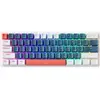 Image de Machenike K500-B61 Clavier de jeu mécanique filaire avec interrupteur bleu rétroéclairé - Bleu et blanc (DE, Filaire), Clavier, Rouge, Bleu, Blanc