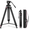 Image de Neewer Professional Video Tripod With Fluid Head (Métal), Trépied