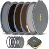 Image de Nisi JetMag Pro Landscape ND Kit 67MAG (Filtre gris neutre, Filtre polarisant), Filtre photo, Transparent, Gris