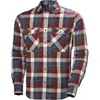 Image de Helly Hansen, Hommes, Chemise, Herren-Flanellhemd LOKKA FLANNEL LS SHIRT, Bleu, Rouge, Blanc, (XL)