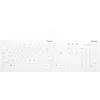 Image de CHERRY AK-C8112 CLAVIER MÉDICAL BLANC (FR, Filaire), Clavier