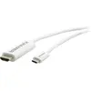 Image de Kramer ELECTRONICS C-USBC/HM-6 (1.80 m), Câble vidéo, Blanc