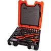 Image de Bahco, Clé à douille + douilles, MIXED SOCKET SET 1/4-1/2,81PCS (1/4")