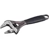 Image de Bahco, Clé à molette, Clé à molette ERGO 32 mm avec ouverture extra large, mâchoire fine, écrou central et caoutchouc (32 mm)