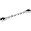 Image de Irimo, Clé à molette, Clé polygonale à cliquet 22-24 mm, chromée, 245 mm (22 mm, 24 mm)