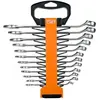 Image de Bahco, Clé à molette, Set With Holder From 8 To 19 (10 mm, 11 mm, 12 mm, 13 mm, 14 mm, 15 mm, 16 mm, 17 mm, 18 mm, 19 mm, 8 mm, 9 mm)
