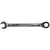 Image de Bahco, Clé à molette, Clé mixte à cliquet de 7 mm, chromée, 140 mm (7 mm)