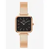 Image de Daniel Wellington, Montre, Quadro Studio Rose Or Noir, Rose, (Horloge analogique, 22 mm)