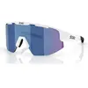 Image de Bliz, Unisexe, Lunettes de sport, Matrice (Blanc, Shiny White/Smoke w Blue Multi, Smoke w Blue Multi), Blanc