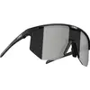 Image de Bliz, Unisexe, Lunettes de sport, Hero (Noir mat, Smoke Silver Mirror, miroir fumé et argenté), Noir, Argent