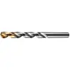 Image de Dormer, Foret, Foret hélicoïdal DIN 338 type N A002 Ø nominal 3 mm HSS rectifié TiN queue cylindrique 4XD droite (3 millimètres)