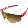 Image de Poc, Unisexe, Lunettes de sport, Okulary rowerowe Elicit Toric czerwony (Rouge prismane, Partly Sunny Gold), Rouge