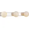 Image de Markslöjd, Plafonnier, MINI Wall 3L Chrome/White IP44
