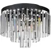 Image de Markslöjd, Applique + plafonnier, VENTIMIGLIA Plafond 4L 42cm Black/MC