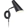Image de Markslöjd, Applique + plafonnier, Lampe murale Cal 1L Noir (E14)