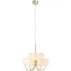Image de Markslöjd, Suspension, BIANCO Pendant 9L Gold/White