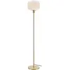 Image de Markslöjd, Lampadaire, SOBER Floor Brushed Brass/White