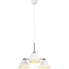 Image de Markslöjd, Suspension, Suspension Klint, 4 x E14, max. 40W, blanc/acier (E14)