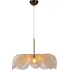Image de Markslöjd, Suspension, Styrka Lampe à suspendre Ø75 Beige/Antique Brass/Amber (E27)