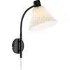 Image de Markslöjd, Plafonnier, Mira 1 Applique murale Black/White (E14)