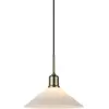 Image de Markslöjd, Suspension, VELA Pendant 1L Antique Brass/White (E27)