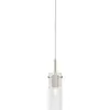 Image de Markslöjd, Suspension, TIBIA Pendant 1L Clear/Satin Nickel