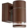 Image de Markslöjd, Éclairage d'extérieur, LUNO Wall 1L Brown (450 lm, IP44, IP65)