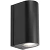 Image de Markslöjd, Éclairage d'extérieur, ALOR Wall 2L Black (400 lm, IP65)