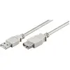 Image de MicroConnect USB 2.0 A-A 5m M-F (5 m, USB 2.0), Câble USB