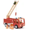 Image de Concept Enfant Voiture de Pompiers en Bois Jouet en Bois
