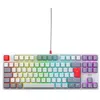 Image de Clavier Gaming filaire Azerty Cherry XTRFY K4V2 RGB TKL Retro Edition Gris
