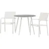 Image de Venture Home, Table de jardin + table de balcon, Break, Santorini (90 x 74 cm)