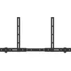 Image de Multibrackets Support de barre de son (Installation murale, Non mobile), Pied + support mural pour enceinte, Noir