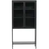 Image de Venture Home, Vitrine + meuble buffet, Armoire vitrine Misha (75 x 35 x 150 cm)