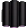 Image de Philips, Éclairage d'extérieur, Hue Appear muurlamp White and Color Zwart 3-Pack (lampe blanche et couleur)